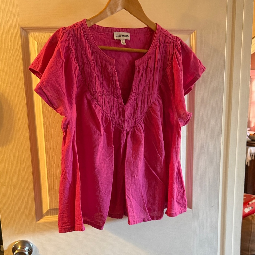 Steve Madden Fuchsia Blouse for Women